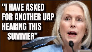 Sen Gillibrands told AARO that she wants new PUBLIC HEARINGs this summer [upl. by Monson]