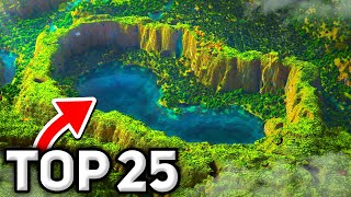 TOP 25 BEST NEW SEEDS For BUILDING In MINECRAFT 121 Bedrock amp Java [upl. by Rialc]