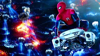 SpiderMan VS The Drone Army  SpiderMan Far From Home  CLIP 🔥 4K [upl. by Esyak]