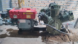 Ingersoll Rand air compressor Model 3000 Test Pressure 16BAR [upl. by Heurlin]