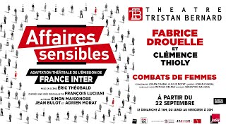 quotAffaires Sensibles combats de femmesquot avec Fabrice Drouelle et Clémence Thioly [upl. by Lewls]