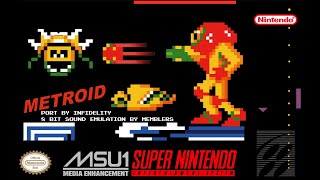 Metroid MSU1 100 No Glitch  Pt 1  Brinstar [upl. by Avehsile]