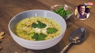 VELOUTÉ DE PETITS POIS AU BEURRE DE CACAHUÈTES  IDÉE SOUPE [upl. by Carrissa]