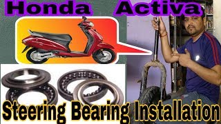 Full Installation Steering Bearing in ACTIVAETERNOPLEASURE All Model [upl. by Eanad]