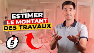 Estimer Le Montant Des Travaux En 5 Secondes Chrono [upl. by Tim576]