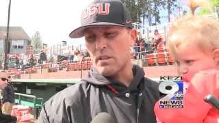 Nate Yeskie After Oregon State Completes 2014 Civil War Sweep [upl. by Aiuoqes]