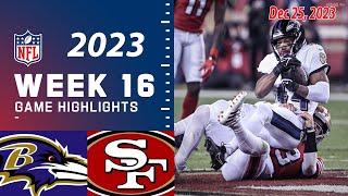 Ravens vs 49ers FULL GAME 122523 Week 16  NFL Highlights Today [upl. by Durkee]