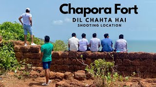 Chapora Fort Goa  Vagator Beach  North Goa  Dil Chahta Hai  4K [upl. by Eenattirb]