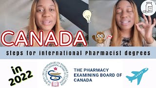 How To Work In Canada as a Foreign Pharmacist  Pharmacist Gateway amp PEBC [upl. by Annael]