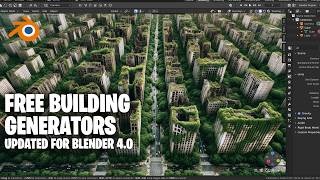 FREE building generators updated for blender 40 [upl. by Emee676]