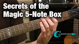 RHYTHM GUITAR Unlocking the Secrets of the Magic 5Note Box [upl. by Aietal481]