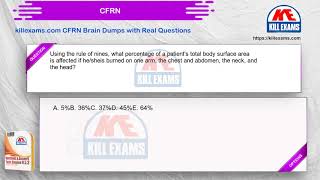 CFRN  Certified Flight Registered Nurse 2020 Update Question Bank by Killexamscom [upl. by Fairfield]