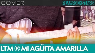 como tocar MI AGÜITA AMARILLA en guitarra LOS TOREROS MUERTOS ⭐️ COVER  ACORDES  RITMO  TABS [upl. by Anrim]