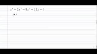 Rational Root Theorem [upl. by Esiocnarf]