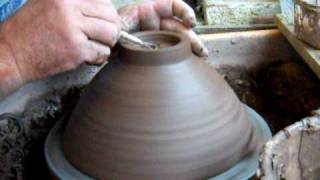 Turning thin pottery bowls and a couple of tips [upl. by Nannette]