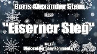 Boris Alexander Stein singt quotEiserner Stegquot von Philipp Poisel GUT Voice of Germany Kommentar [upl. by Elamrej]