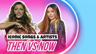 Eurovision Iconic Songs and Artist THEN vs NOW [upl. by Atsyrk]