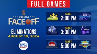 LIVE FULL GAMES UNTV Cup Executive FaceOff at Novadeci Convention Center QC  August 18 2024 [upl. by Eiroj]