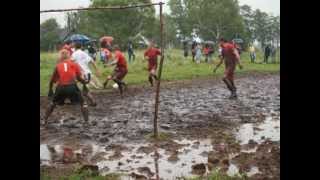 Match mud football Poland  Germany  Karen Dobrowolska Zamosc [upl. by Orecic]