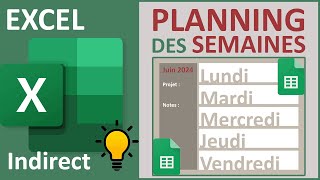 Planning automatique des semaines feuille à feuille [upl. by Billen541]