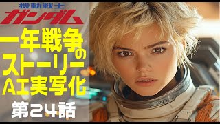 AI実写化ガンダム一年戦争ストーリー第24話オデッサ攻防1日目後編 ガンダムギレンの野望 ガンダムストーリー [upl. by Macswan]