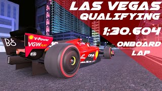 Assetto Corsa  Las Vegas 2023  GP Ferrari SF23  Qualifying  Onboard Lap [upl. by Yelsnit228]