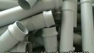 PVC pipe RRJ repair couplerPVC electric bendPVC coupler tailpic making Machine [upl. by Ynnattirb578]