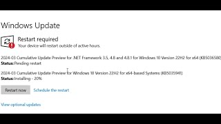 Fix Update KB5035845KB5036450 Not Installing In Windows 10 Version 22H221H2 [upl. by Lotz]