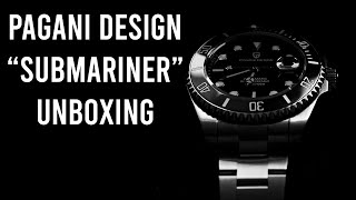 PAGANI DESIGN quotSUBMARINERquot PD1639 UNBOXING A HOMAGE WATCH YOU SHOULDNT BUY [upl. by Acie377]