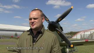 The Al Murray Spitfire experience Duxford [upl. by Arraek939]