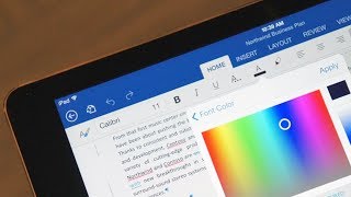 Microsoft Office For iPad HandsOn [upl. by Wulf]