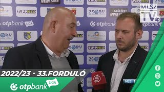 Cherchesov Stanislav értékelése a Mezőkövesd Zsóry FC  Ferencvárosi TC mérkőzésen [upl. by Kirsti699]