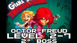 Giana Sisters Twisted Dreams  27 Octor Freud 2nd Boss [upl. by Eilyw248]