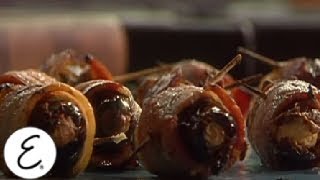 Bacon Wrapped Dates Stuffed with Cream Cheese  Emeril Lagasse [upl. by Kennett]