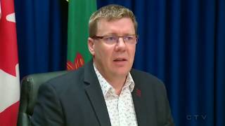 Sask Premier Scott Moe comments on tragic collision [upl. by Atokad]