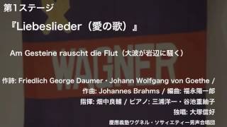 Am Gesteine rauscht die Flut（大波が岩辺に騒く） –『Liebeslieder（愛の歌）』（第114回定期演奏会） [upl. by Romina140]