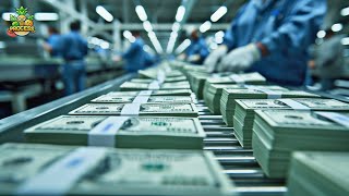 How Money is Made in the Factory  From Paper to Dollar [upl. by Anej]