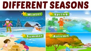 Learn Different Seasons For Kids  Learning Seasons For Kids  Pre School Learning amp Kids Education [upl. by Ellenrahc]