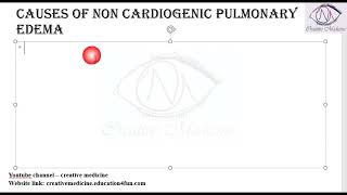 Lec 13 Causes of Non Cardiogenic Pulmonary Edema  Heart Failure  Cardiology [upl. by Barnabas252]