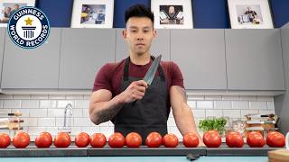 World Record Day in the Kitchen with the Six Pack Chef Wallace Wong  Guinness World Records [upl. by Kerge]