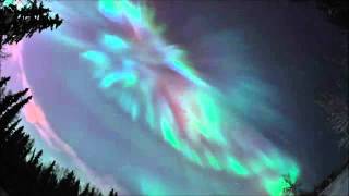 Coronal aurora over Fairbanks Alaska January 22 2012 [upl. by Saeger]