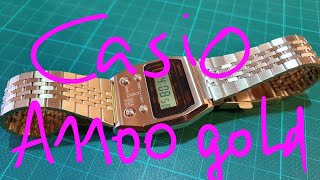 Casio A1100 gold  Reissue Overview und Armband kürzen [upl. by Weider]