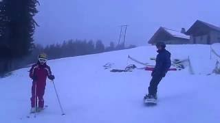 Ski a St Gervais Megeve avec 3 potes Mars 2016 [upl. by Neelasor]