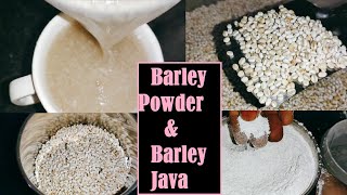 Barley powder and Barley java  Barley seeds powder  How to make Barley powder [upl. by Perdita531]