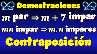 15 Demostraciones por Contraposición Contrarrecíproca [upl. by Garald]