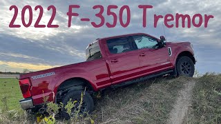 The new 2022 Super Duty Tremor in Rapid Red Lariat review [upl. by Dulcy]