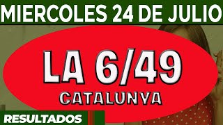 Resultado del sorteo 649 del Miércoles 24 de Julio del 2024 [upl. by Deirdra]