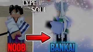 Roblox Type Soul Obtaining ICE BANKAI As TOSHIRO HITSUGAYA PROGRESSION [upl. by Nahtam]