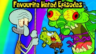 10 Favourite Hated Spongebob Episodes [upl. by Aufmann]