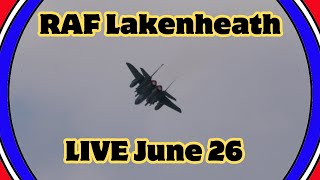 LIVE RAF Lakenheath  Home to the USAF 48fw  F15s and F35s [upl. by Dionysus]